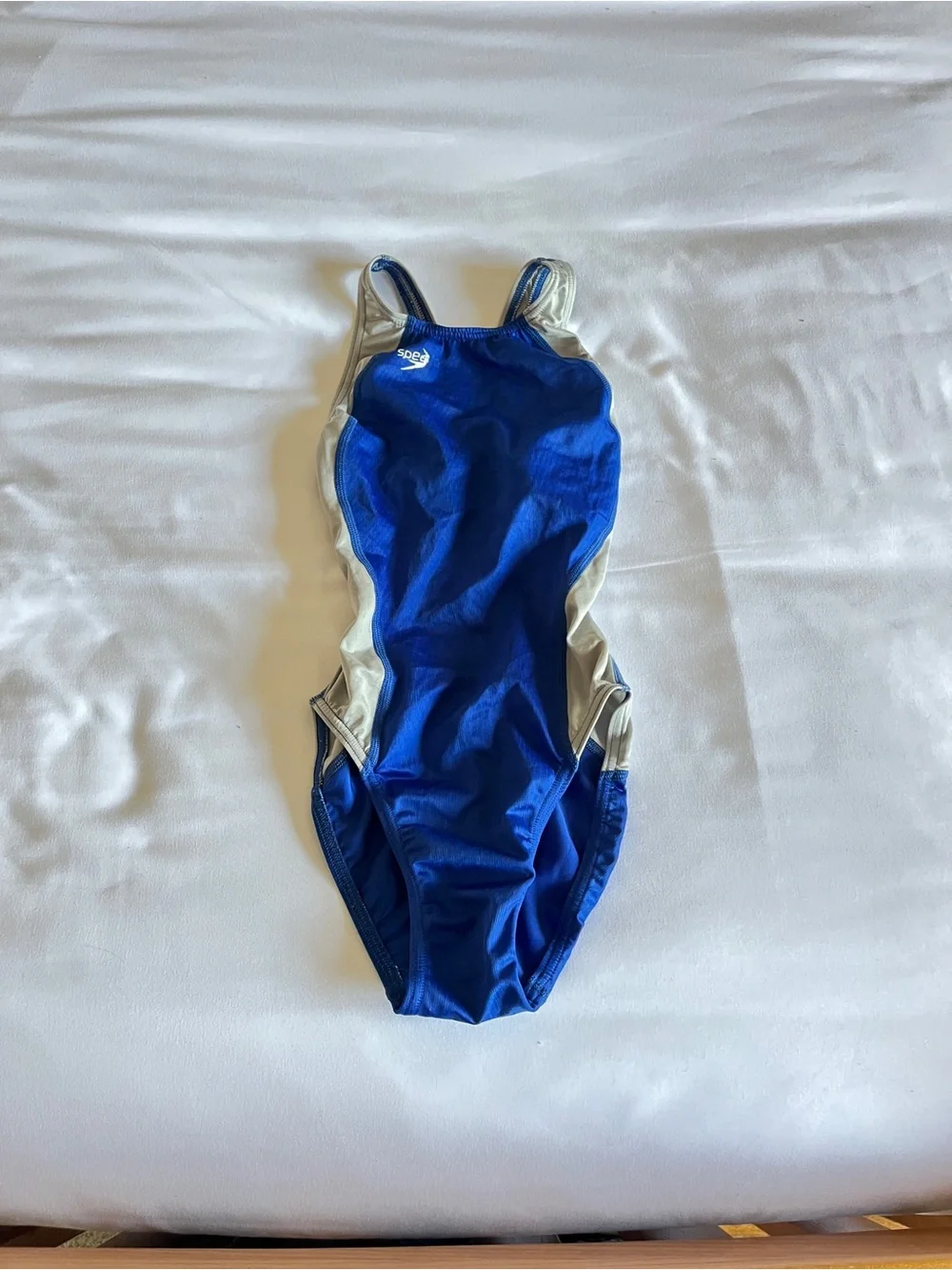 Speedo Fastskin (Original $170) FSII Size 28 Blue/Gray Recordbreaker Swimsuit